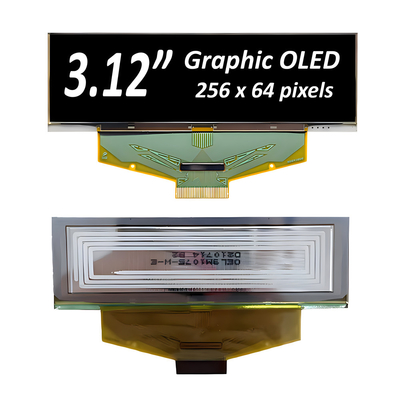 3.12 Inch 256x64 Graphic OLED Display Module With SSD1322 Driver IC - Yellow, White, Or Blue Font Options