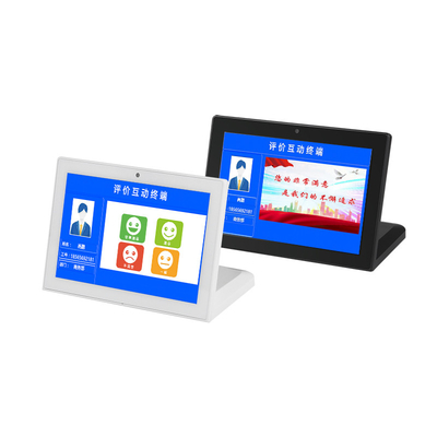 8 Inch 1280x800 Android 11 Touch Screen Monitor L-Shaped With HDMI RJ45 Port
