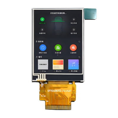 1000nits 2.8 inch High Brightness TFT LCD Display 240 X 320 Dots IPS MCU and RGB Interface