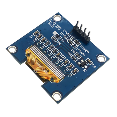 1.3-Inch 128x64 Dot Matrix OLED 4-Pin IIC I2C Interface SH1106 Driver IC White/Blue Font Options