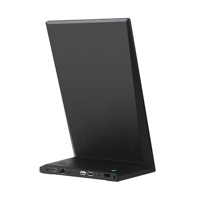 L Shaped Desktop Touch Screen Monitor RK3566 Android 11OS Tablet PC With wifi POE LED Light Bar