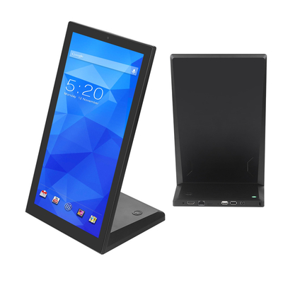 L Shaped Desktop Touch Screen Monitor RK3566 Android 11OS Tablet PC With wifi POE LED Light Bar