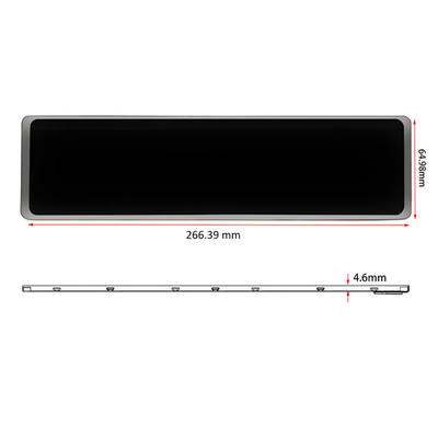 Industrial TFT Display 11.3-Inch 16.7M Color 1920 * 440 Resolution 520cd/M2 Brightness