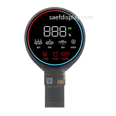 2.48 Inch TFT LCD IPS Circular Display 3SPI+18RGB Interface 480x480 Round Resolution