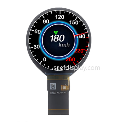 2.48 Inch TFT LCD IPS Circular Display 3SPI+18RGB Interface 480x480 Round Resolution