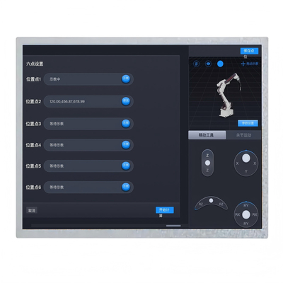 High Brightness 1000nits 12.1 Inch IPS TFT LCD Display 1024*768 Dots LVDS Interface