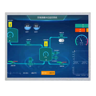 High Brightness 1000nits 12.1 Inch IPS TFT LCD Display 1024*768 Dots LVDS Interface