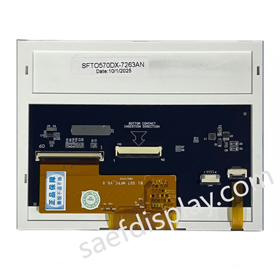 5.7-Inch TFT IPS Display Module with 640x480 Resolution, 5000 Nits Brightness, and RGB Interface