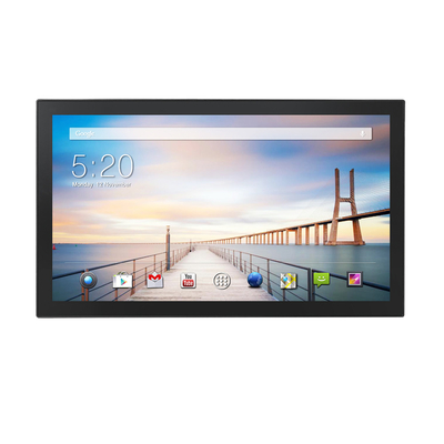 18.5 Inch Wall Mounted Android AIO Tablet PC KR3288 IPS Display POE RJ45 Port No Camera