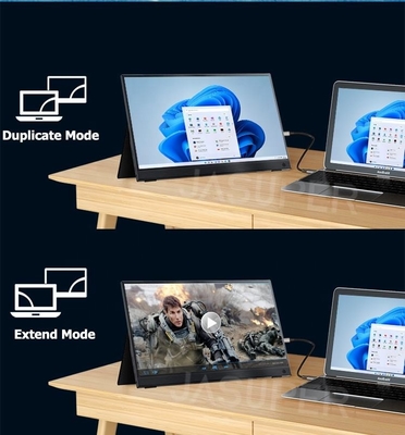Portable Monitor for Laptop 13.3 Inch,FHD 1080P USB C Travel Monitor External for Computer, Second Display Screen with Kickstand