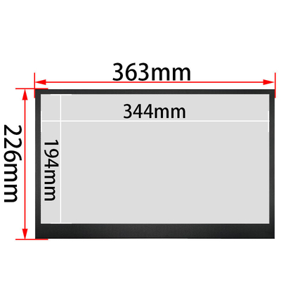 15.6-inch HDMI LCD Portable Monitor HD Resolution 1920*1080 dots for Industrial Control Security Surveillance