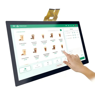 23.8" Industrial TFT LCD Display FHD 1080p LVDS Interface Wide Viewing Angle Low Reflection 350 cd/m2 Brightness EU/US Certified