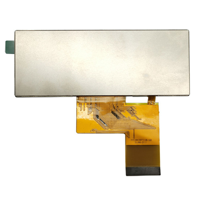 3.9 Inch Bar Type TFT LCD , 40 Pin TFT Display RGB Interface 480x128