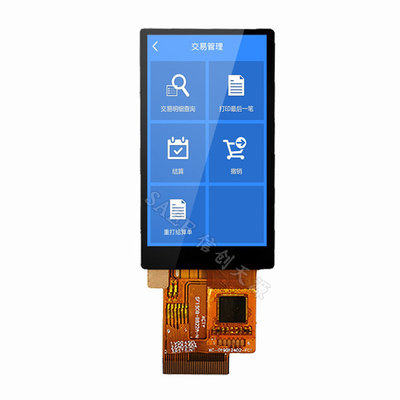 1.9&quot; IPS CTP TFT LCD Display With SPI/RGB Interface, 350cd/M2 1.9&quot; inch TFT For Embedded Systems And Consumer Products