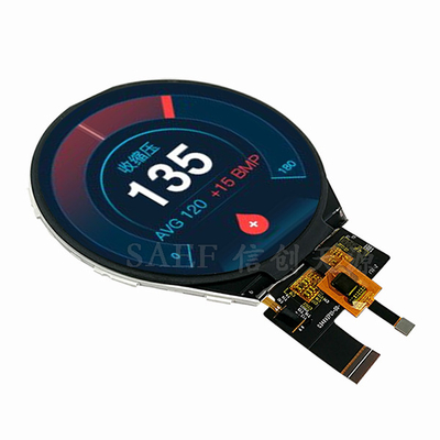 TFT LCD display module 3.4&quot; round shape 800x800 IPS full viewing angle MIPI interface with CTP TFT LCD display module
