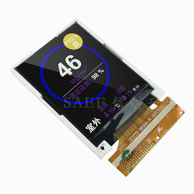 1.77-inch TFT LCD with 4-Wire Resistive Touch Screen | 128x160 SPI Interface | ILI9163C Driver | Compact Embedded Display