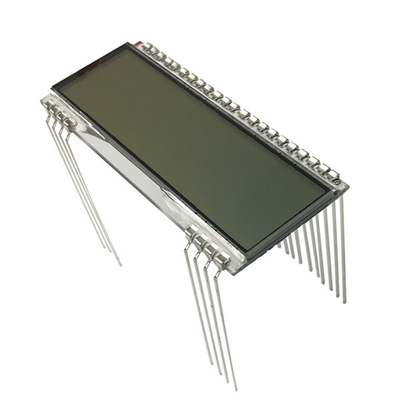 Alphanumeric 7 Segment LCD Display HTN For Water Energy Electric Meter Front Screen