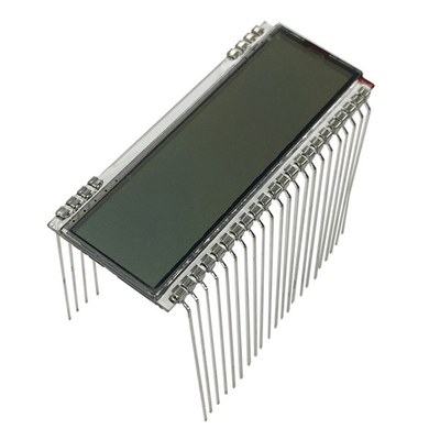 Alphanumeric 7 Segment LCD Display HTN For Water Energy Electric Meter Front Screen