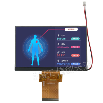 FHD Landscape Touch Screen LCD TFT 60 Pin 5.7" Inch LVDS Interface