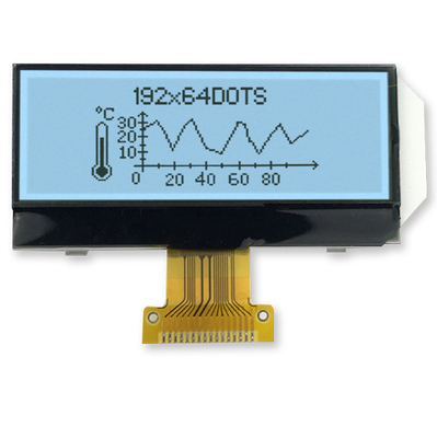 COG 192x64 Monochrome Graphic LCD Display FSTN Positive UC1609C 3.3V SPI Interface