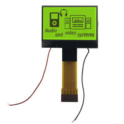 COG Graphic STN LCD Display 128x64 with yellow Green Background color