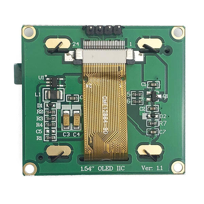 1.54 Inch OLED Display Module 128*64 4 Pin IIC Interface