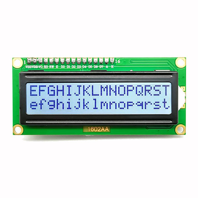 I2C Interface 16x2 Character LCD Display Blue 5V 4 Pins Number