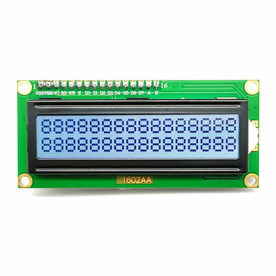 I2C Interface 16x2 Character LCD Display Blue 5V 4 Pins Number