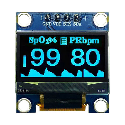 0.96-inch OLED Display Module – I2C Interface, Ultra-Compact, High Brightness, Industrial Grade, White/Blue Options
