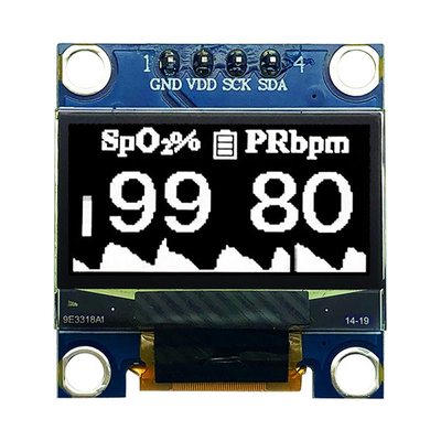 0.96 Inch OLED Display With 4pin I2C Control PCB Board White/Blue/Yellow Blue