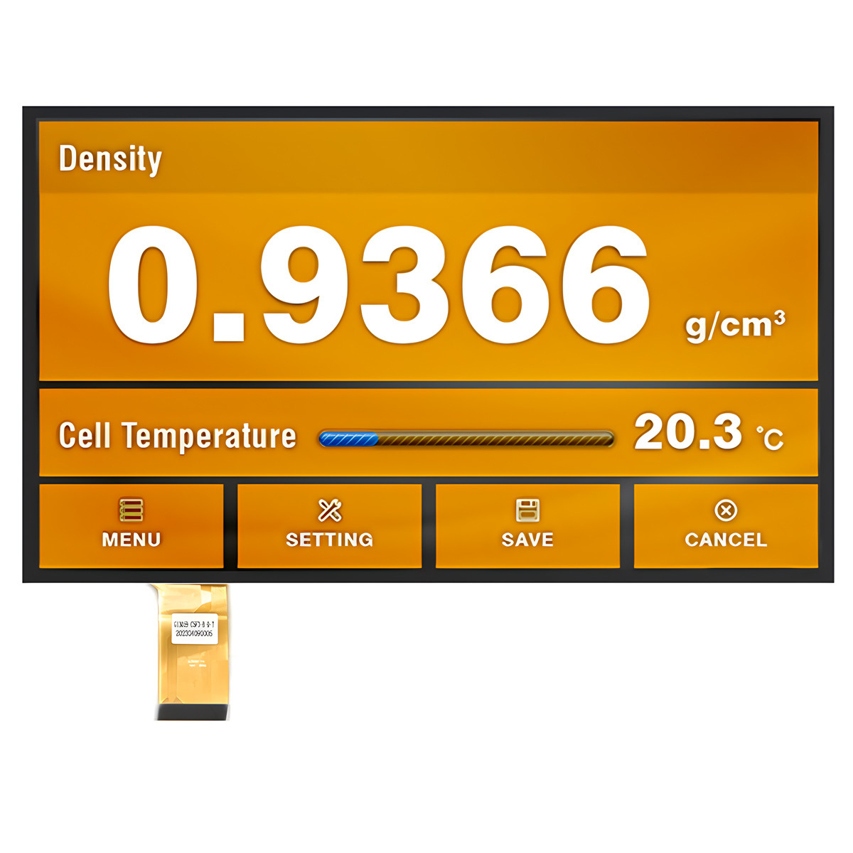 High brightness 13.3 Inch PCAP HDMI TFT LCD Display 1920x1080 Dots ...