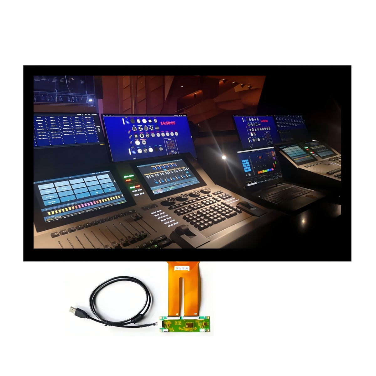 Display Input Panel 21.5-inch High-Brightness FHD TFT Display with PCAP Touch – 1000 Nits ...
